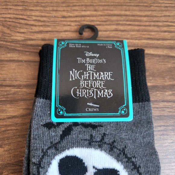 Disney Nightmare Before Christmas Jack Skellington Socks - Picture 2 of 3